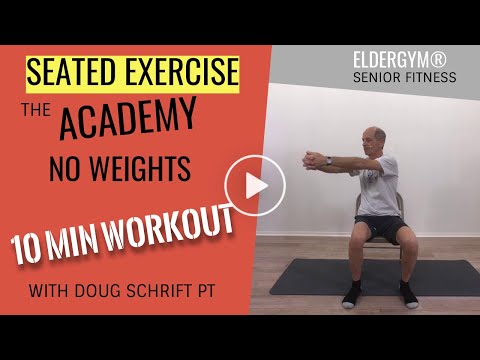 Видео: Сидячие упражнения для пожилых людей, укрепление мышц для пожилых людей и пожилых людей, сила вер...