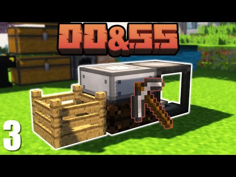 Видео: DD&SS #3 - Первая железная КИРКА | Выживание в Майнкрафт с МОДАМИ!