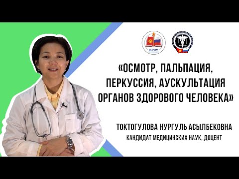 Видео: Осмотр, пальпация, перкуссия, аускультация органов здорового человека.