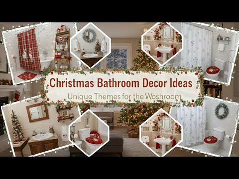 Видео: 156+ идей рождественского декора ванной комнаты 2025 года | Праздничные идеи для интерьера с милы...
