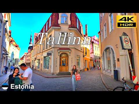 Видео: Послеполуденная прогулка по Таллину / Эстония 🇪🇪 / Август 2024 г / 4K HDR