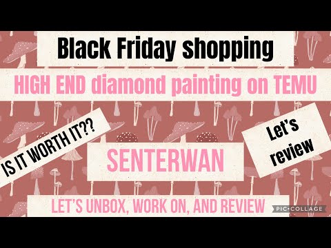 Видео: Высокий класс на Тему? Распаковка и обзор картины с бриллиантами Тему. Senterwan #blackfriday