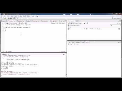Видео: Корреляционный анализ в R (correlation in R)