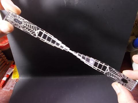 Видео: Чётки перекидные из оргстекла,с пауками и паутиной,с звеном в 3 мм