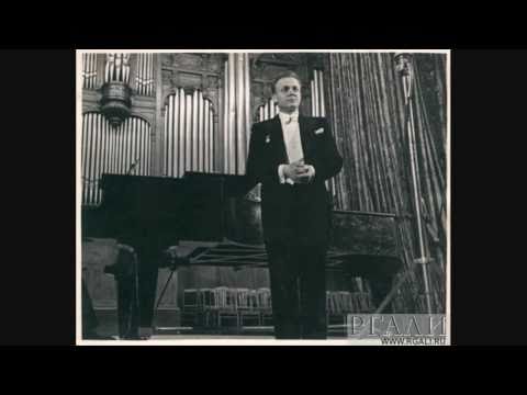 Видео: Sergei Lemeshev / Лемешев -  Nadir's Romance Live 1948