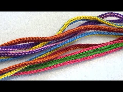 Видео: Как связать шнур для слингобус (МК №5) // Crochet Cord for Necklace