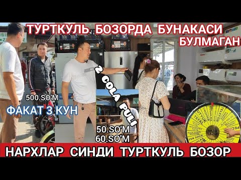 Видео: 22 сентября 2024 ТУРТКУЛЬ БОЗОРДА БУНАКАСИ БУЛМАГАН ШОШИЛИНГ АКЦИЯ