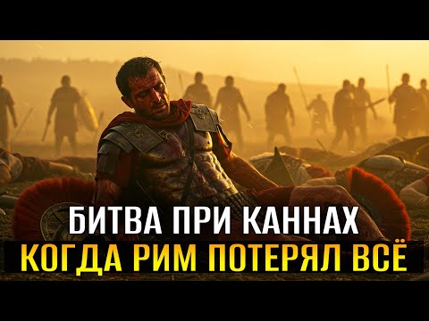 Видео: 60,000 РИМЛЯН Погибло За ОДИН ДЕНЬ При Каннах! Как Ганнибал Уничтожил Легионы!