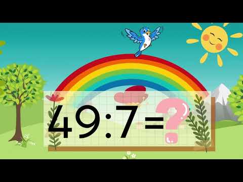 Видео: таблиця дiлення на 7 легко