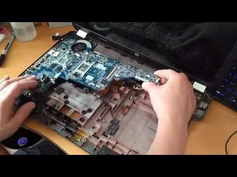 Видео: HP pavilion g7 чистка системы охлаждения