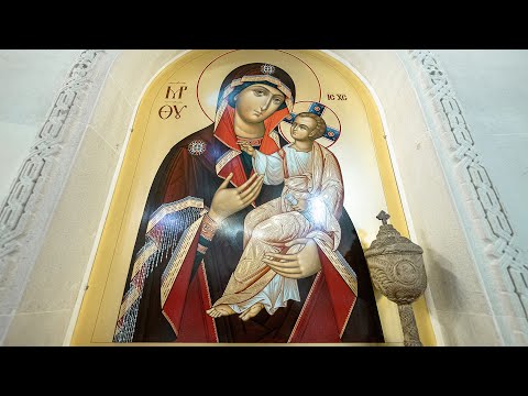 Видео: Вечернее богослужение. Акафист Пресвятой Богородице. Прп. Харитона исповедника