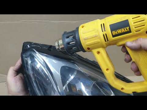 Видео: Ремонт повреждений защитных линз фар Mercedes