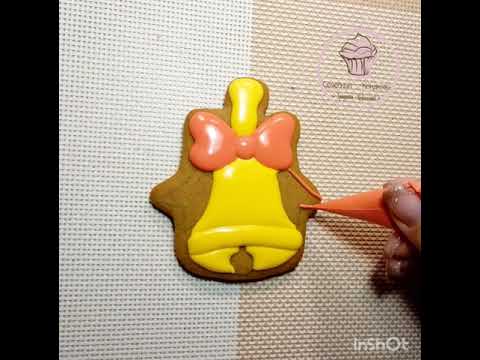 Видео: ИМБИРНЫЙ ПРЯНИК. Колокольчик на выпускные. Школьный пряник.