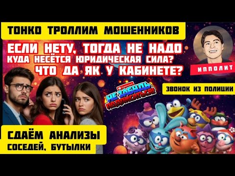 Видео: Мошенники, смешарики, соседи, бутылки. Троллим телефонных аферистов. Подборка разговоров /Ипполит