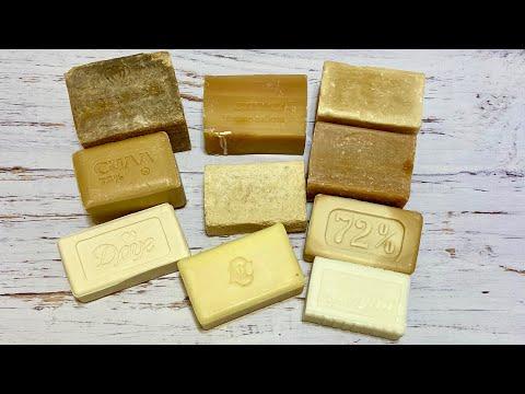 Видео: ASMR Soap/ cutting dry laundry soap/ резка сухого хозяйственного мыла