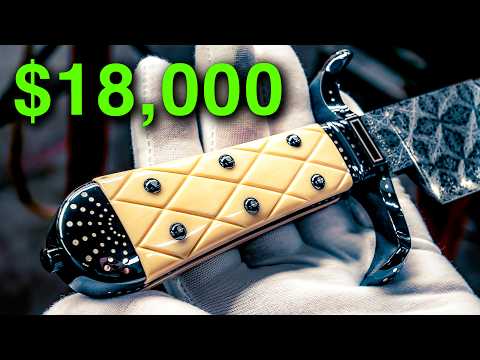 Видео: Изготовление роскошного ножа Боуи за 18 000 долларов