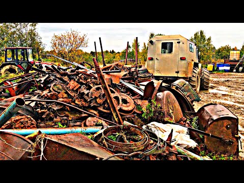 Видео: ПРАЗДНИЧНЫЙ МЕТАЛО КОП В ТАЕЖНОЙ ДЕРЕВНЕ!! ПОИСК ТРАКТОРНОЙ СТОЯНКИ!!
