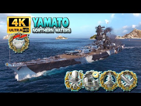 Видео: Увлекательная игра «Ямато» против трех подводных лодок - World of Warships