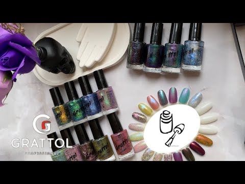 Видео: #Выкраска моей коллекции лаков #Grattol/часть I/#nails/#swatches/#ногти/#маникюр 