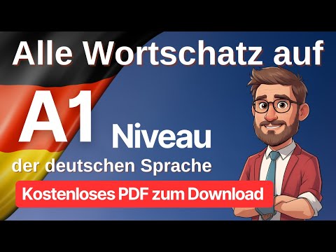 Видео: Словарный запас на уровне А1 и PDF бесплатно для TELC и GOETHE