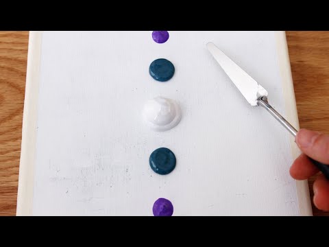 Видео: Учебник по акриловой живописи | Дерево пейзажная живопись | Акриловая картина для начинающих #26