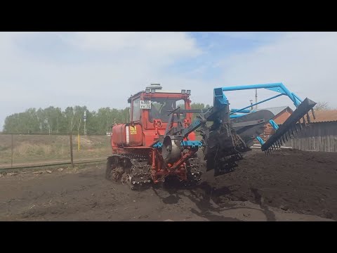 Видео: ДТ-75 Вспашка первого огорода в 2023 году.