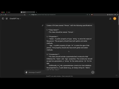 Видео: Ключевые навыки в программировании с использованием ChatGPT