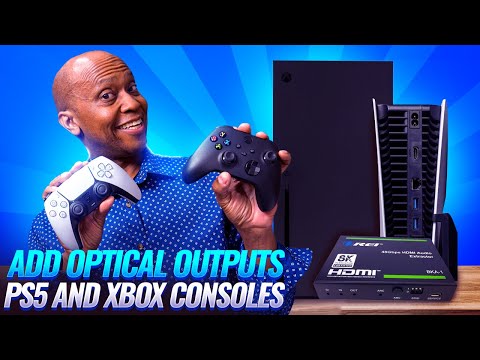 Видео: HDMI-аудиоэкстрактор для PS5 и XBOX: оптический и 3,5-мм выходы | OREI BKA-1