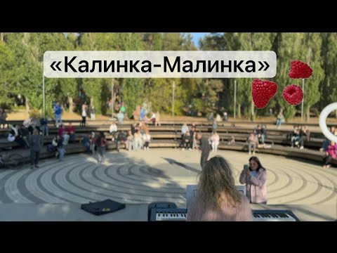 Видео: От такой "КАЛИНКИ" даже ДЕД ПУСТИЛСЯ В ПЛЯС! Кавер на пианино в парке | Piano cover