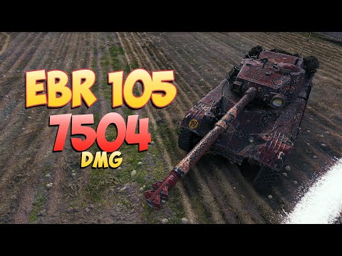 Видео: EBR 105 • Добрый! - 8 Фрагов 7.5K Урона • Мир Танков