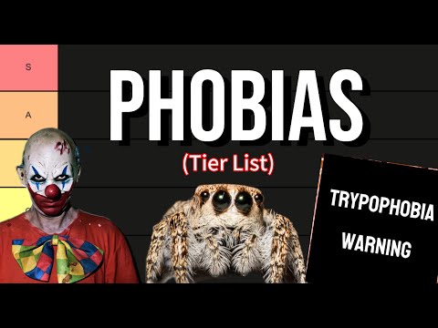 Видео: Рейтинг всех ваших фобий (уровень шкалы)