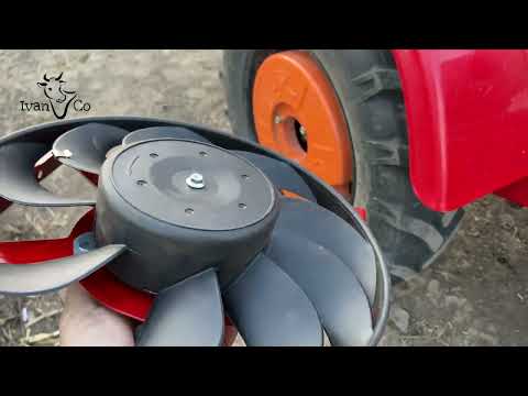 Видео: Вентилятор на мінітрактор Shifeng SF-354. Знову заміна.