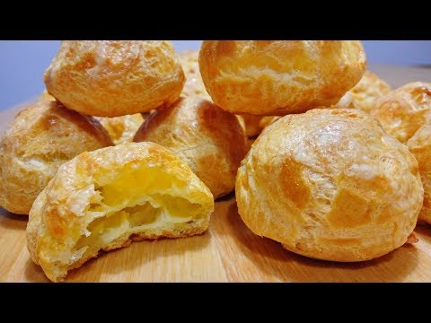 Видео: ГУЖЕРЫ |  Заварные Булочки с Сыром | Съедаются в миг! Gougеres