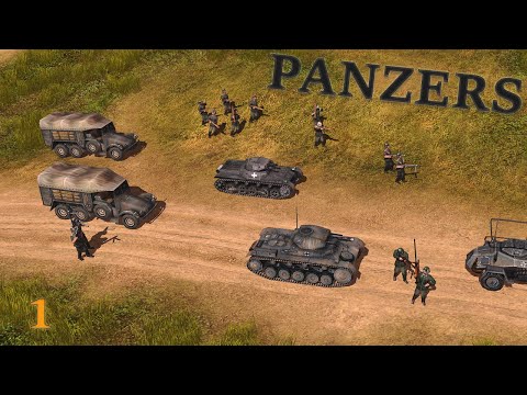 Видео: Немецкие ПАЗИКИ в действии. Codename: Panzers – Phase One Миссия 1 за Германию