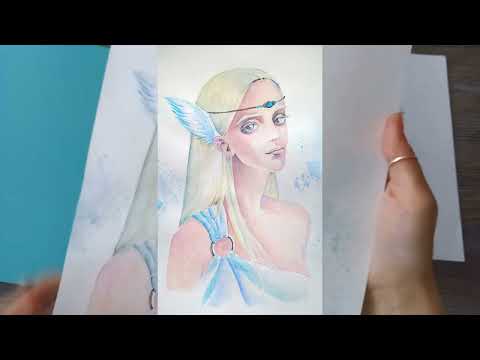 Видео: Раскрашенное #30 ● Мои иллюстрации ● Планы по раскраскам и артам ● Вейла ● Про стили рисования