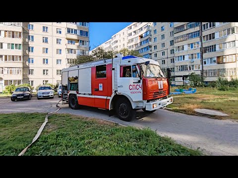 Видео: В Чебоксарах потушили условный пожар в "высотке"