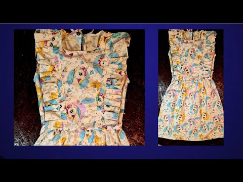 Видео: 1 сагатта тигуге болатын жаздык койлек 9-10 жастагы кыз балага