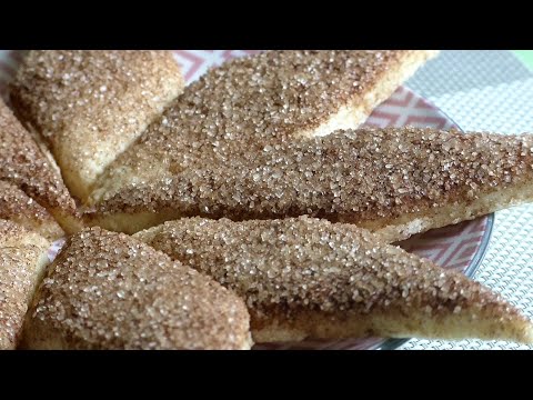 Видео: Сахарное ПЕЧЕНЬЕ с корицей.  Сладкое, Ароматное, Нежное.