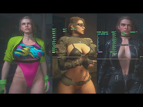 Видео: resident evil 3 remake - новые костюмы , физика тела , GTX1650Super