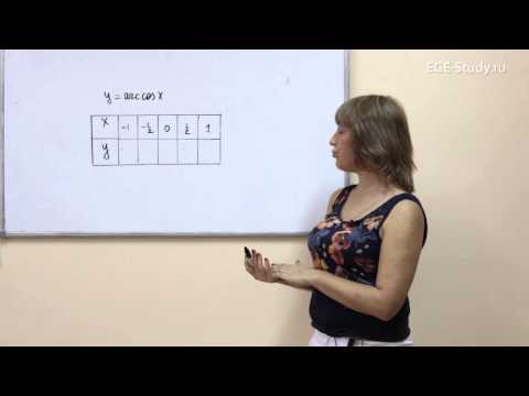 Видео: 48. Тригонометрия на ЕГЭ по математике. Арксинус, арккосинус и их графики.