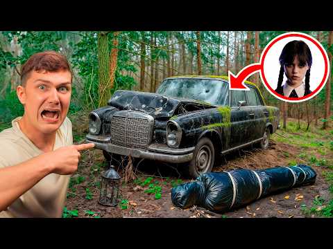Видео: Оживляем ЗАБРОШЕННЫЙ Автомобиль WEDNESDAY в Лесу! Он на ходу?