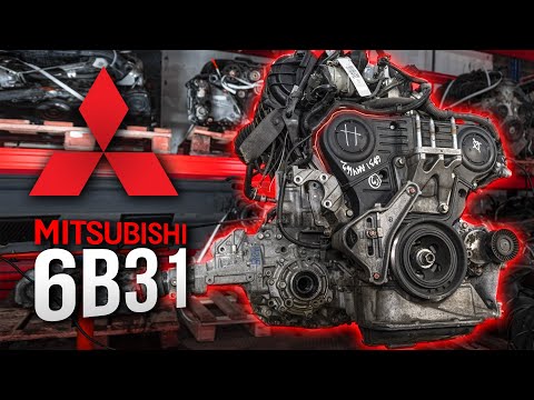 Видео: Mitsubishi 6B31 Контрактный двигатель