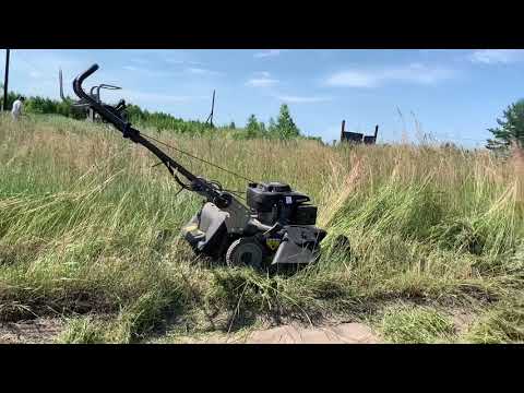 Видео: Газонокосилка /lawnmower CAIMAN FERRO 55CLV