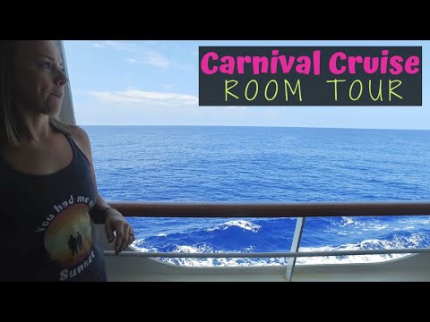 Видео: Экскурсия по номеру Carnival Magic Cove Balcony: Cove Balcony против обычного балкона