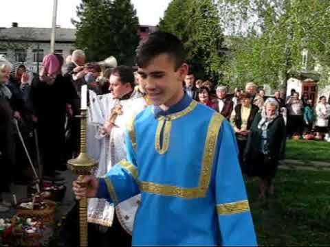 Видео: Благословення та  освячення пасок.  м  Борщів 2019р