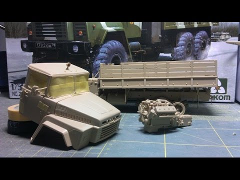 Видео: Краз-260 (Takom) Часть 3