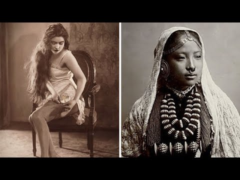 Видео: Вот как выглядели самые красивые девушки 100-150 лет назад!  Старые фотографии женской красоты. Ч. 3