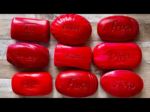 Видео: ASMR SOAP| Cutting colored soaр | Soap Carving| Резка крашенного мыла