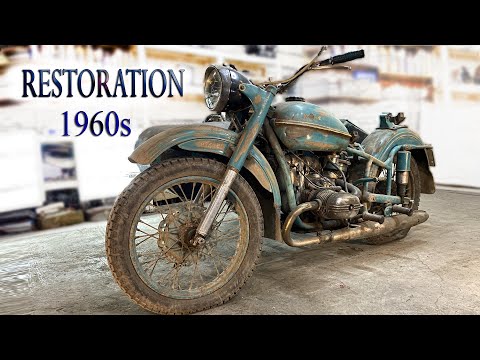 Видео: Восстановление старого мотоцикла из 1960-х | Old Soviet motorcycle full Restoration