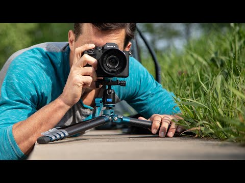 Видео: Комбинированный штатив BENRO CYANBIRD с компактной шаровой головкой для фотосъемки